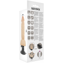 BASECOCK - VIBRATEUR ARTICULABLE TÉLÉCOMMANDE NATUREL 20 CM