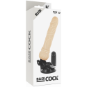 BASECOCK - VIBRATORE TELECOMANDO NATURALE REALISTICO 19,5 CM