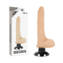 BASECOCK - VIBRATEUR RÉALISTE 2-1 NATUREL 18,5 CM