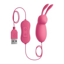 OMG - CUTE RABBIT LEISTUNGSFÄHIGER ROSA VIBRATOR USB