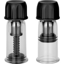 CALEXOTICS - VENTOUSES COLT AVEC ONDES STIMULANTES POUR LE TÉTON, NOIRES