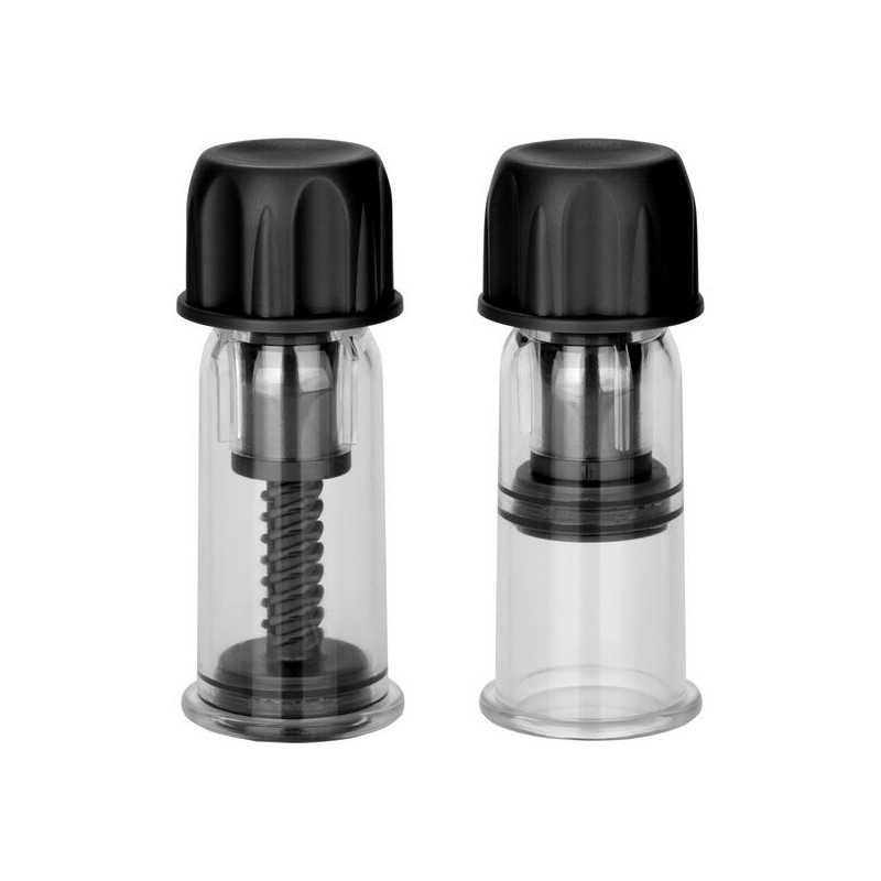 CALEXOTICS - VENTOUSES COLT AVEC ONDES STIMULANTES POUR LE TÉTON, NOIRES