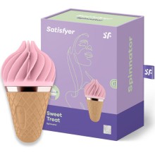 SATISFYER SWEET TREAT SPINNATOR BROWN PINK