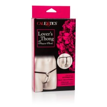 CALEXOTICS - LOVERS THONG W. PLEASURE PEARLS