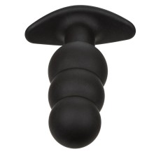 CALEXOTICS - ROCK BOTTOM BEADED ANAL PLUG 10 VIBRATIONS