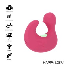 HAPPY LOKY - DUCKYMANIA RECARREGÁVEL DE DEDO ESTIMULADOR DE