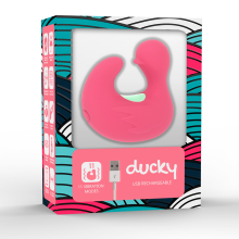 HAPPY LOKY - DUCKYMANIA DOIGT STIMULATEUR EN SILICONE RECHARGEABLE