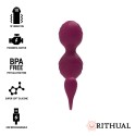 RITHUAL - BALLES DE KEGEL VIBRANTES RECHARGEABLES NISHA ORCHIDÉE