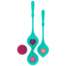 RITHUAL- CONJUNTODE TREINAMENTO PÉLVICO DEVA AQUA GREEN