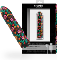 CUSTOM BULLETS - BULLETS PERSONNALISÉS RECHARGEABLE FLORAL 10 INTENSITIES