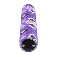 CUSTOM BULLETS - RECHARGEABLE SNAKE PURPLE MAGNETIC BULLET 10