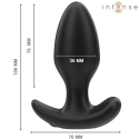 INTENSE - JOEY ANAL PLUG 10 VIBRATIONEN SCHWARZ FERNBEDIENUNG