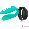 WEARWATCH - DUAL TECHNOLOGY VIBRATOR WATCHME AQUAMARINE / JET