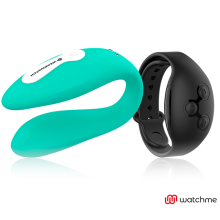 WEARWATCH - VIBRADOR DE TECNOLOGIA DUPLA WATCHME AQUAMARINE /