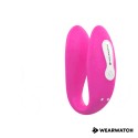 WEARWATCH - VIBRADOR WATCHME DE TECNOLOGIA DUPLA FÚCSIA / ÁGUA