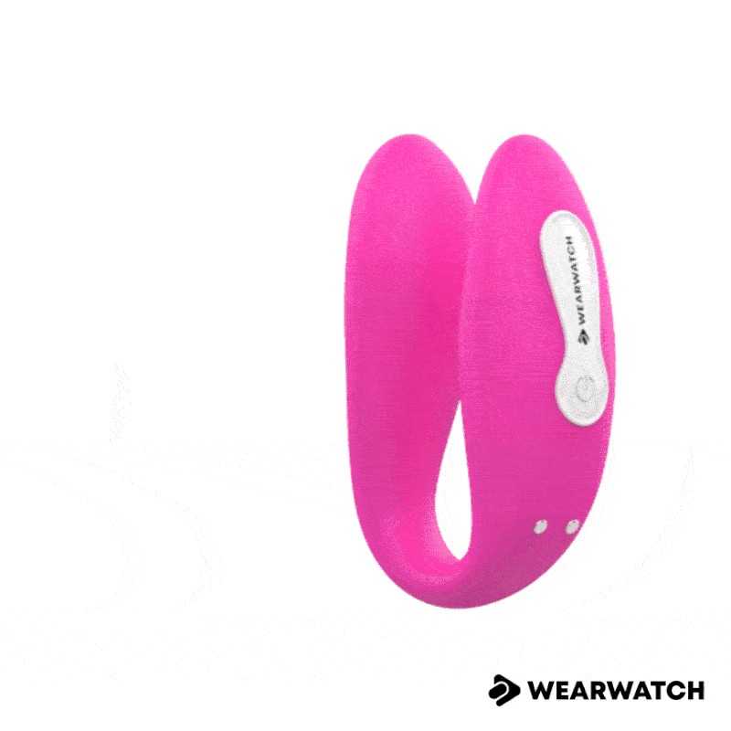 WEARWATCH - VIBRADOR WATCHME DE TECNOLOGIA DUPLA FÚCSIA / ÁGUA WEARWATCH - VIBRADOR WATCHME DE TECNOLOGIA DUPLA FÚCSIA / ÁGUA