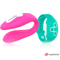 WEARWATCH - VIBRADOR WATCHME DE TECNOLOGIA DUPLA FÚCSIA / ÁGUA