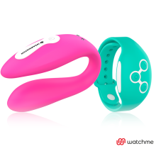 WEARWATCH - VIBRADOR WATCHME DE TECNOLOGIA DUPLA FÚCSIA / ÁGUA