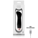 DOLCE VITA - AUFLADBARER VIBRATOR EINE SCHWARZE 7-GESCHWINDIGKEIT