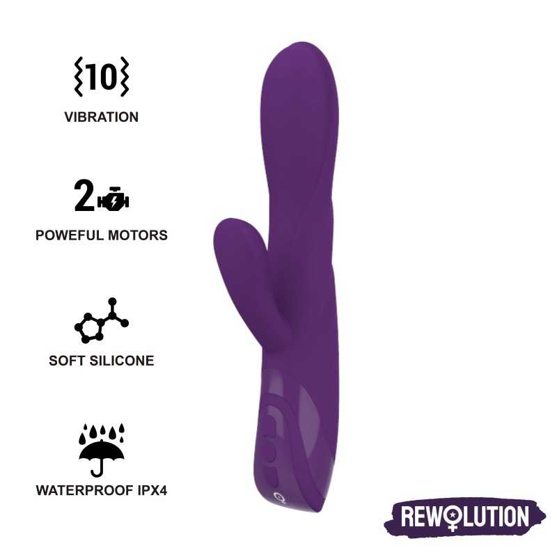 REWOLUTION - VIBRADOR FLEXÍVEL REWORABBIT COM COELHO REWOLUTION - VIBRADOR FLEXÍVEL REWORABBIT COM COELHO