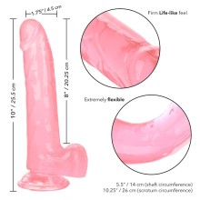 CALEXOTICS - GODE REINE TAILLE ROSE 20.3 CM