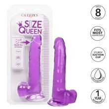 CALEXOTICS - SIZE QUEEN DILDO PURPLE 20.3 CM