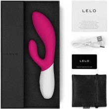 LELO - INA WAVE 2 VBRADOR LUXO ESPECIAL MOVIMENTO CERISE