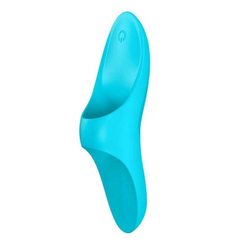 SATISFYER - TEASER FINGER VIBRATOR BLUE LIGHT