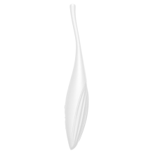 SATISFYER - VIBRATEUR POINTE DE CLIT TWIRLING JOY BLANC