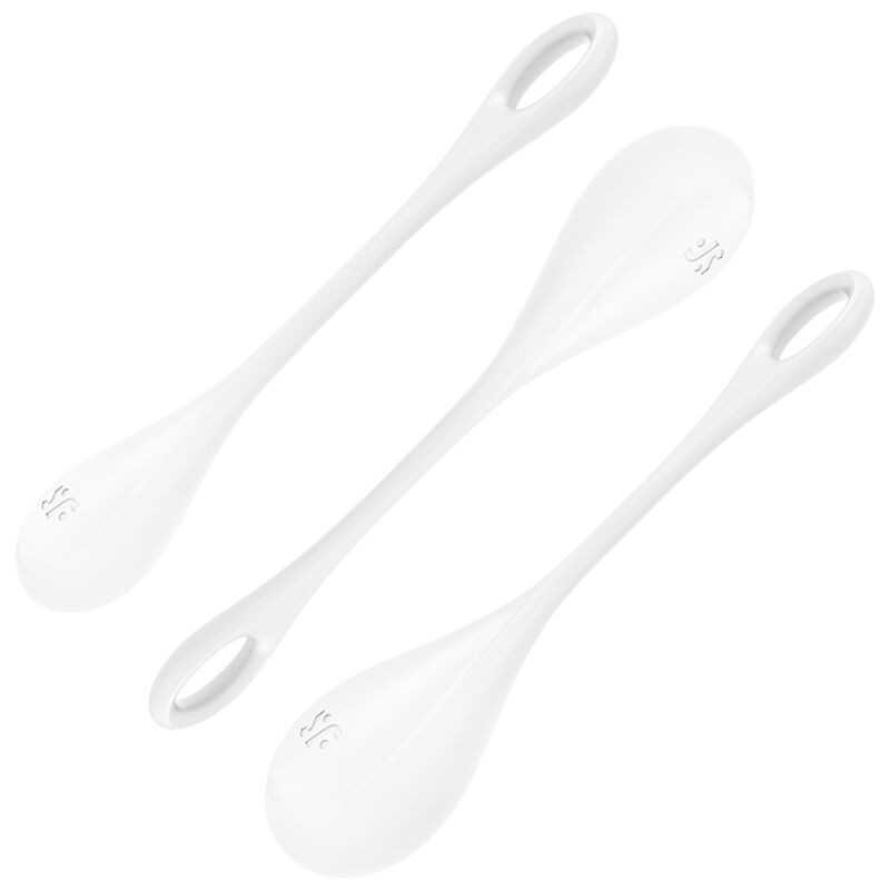 SATISFYER - ENSEMBLE ENTRAÎNEMENT YONI POWER 1 BLANC SATISFYER - ENSEMBLE ENTRAÎNEMENT YONI POWER 1 BLANC