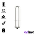 ONLINE - MINI BULLET VIBE SILVER