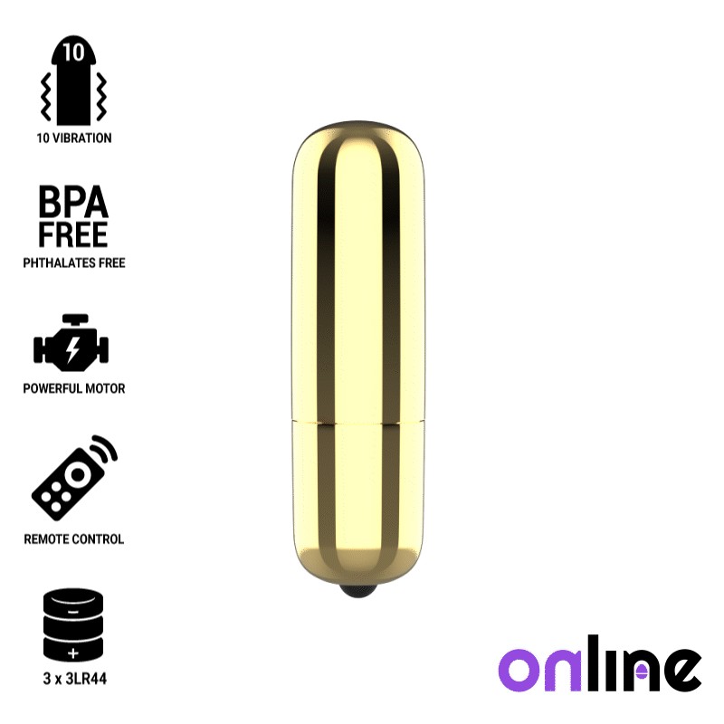 ONLINE - MINI GOLDENE VIBRATIONSKUGEL