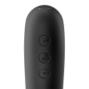 SATISFYER - VIBRADOR DE PULSO DE AR DUAL KISS PRETO