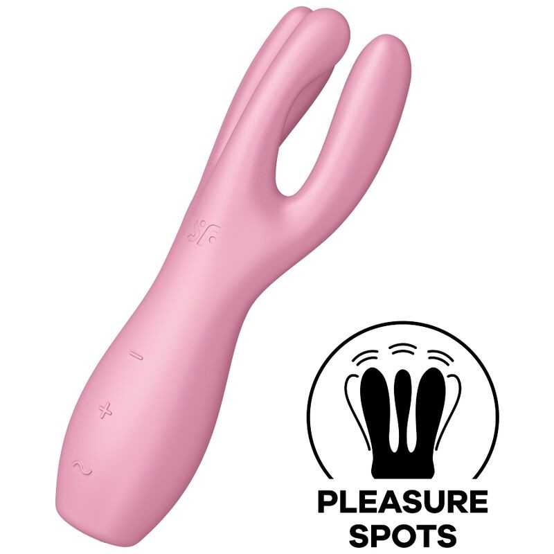 SATISFYER - VIBRADOR THREESOME 3 MENTA