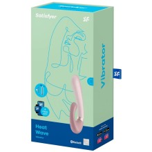 SATISFYER - APLICATIVO VIBRADOR DE ONDAS DE CALOR BRANCO