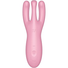 SATISFYER - APP VIBRADOR THREESOME 4 AZUL