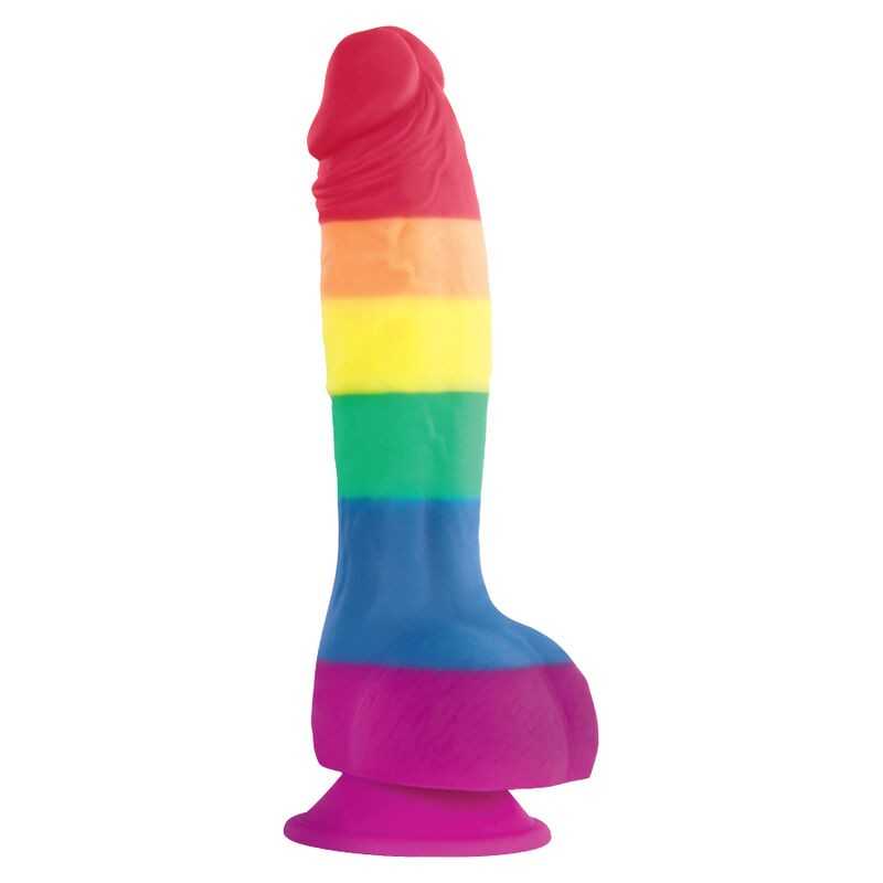 PRIDE - LGBT FLAG DILDO 15 CM