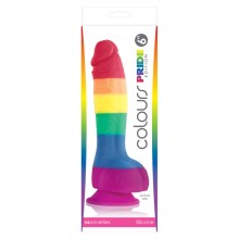 ORGULHO - BANDEIRA LGBT DILDO 15 CM