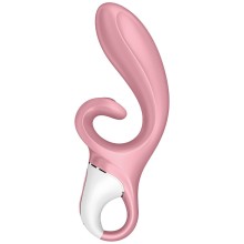 SATISFYER HUG ME RABBIT VIBRATOR APP - BLUE