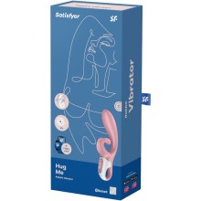 SATISFYER HUG ME RABBIT VIBRATOR APP - BLUE