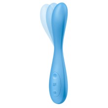 SATISFYER - APLICATIVO MULTIVIBRADOR G-SPOT FLEX 4+ AZUL