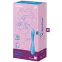 SATISFYER - APPLICATION MULTI VIBRATEUR G-SPOT FLEX 4+ BLEU