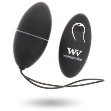 WOMANVIBE - ALSAN EGG TELECOMANDO NERO SILICONE NERO