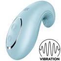 SATISFYER DIPPING DELIGHT LAY-ON VIBRATOR - BLUE