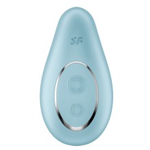 SATISFYER DIPPING DELIGHT LAY-ON VIBRATOR - BLUE