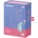 SATISFYER DIPPING DELIGHT AUFLEGVIBRATOR - BLAU