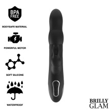 BRILLY GLAM - VIBRADOR E ROTADOR MOEBIUS COELHO COMPATÍVEL COM