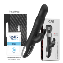 BRILLY GLAM- MOEBIUS RABBIT VIBRATOR ROTATOR KOMPATIBEL MIT WATCHME WIRELESS TECHNOLOGY