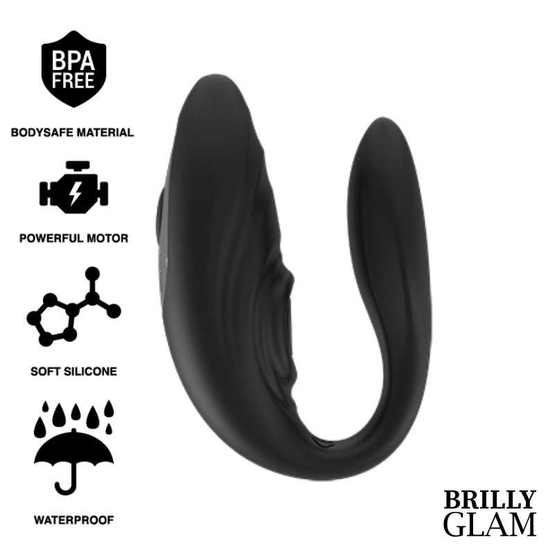 BRILLY GLAM - COUPLE PULSING VIBRATING REMOTE CONTROL