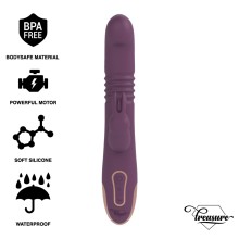 TREASURE - BASTIAN RABBIT UP DOWN, ROTATOR VIBRATOR KOMPATIBEL MIT WATCHME WIRELESS TECHNOLOGY